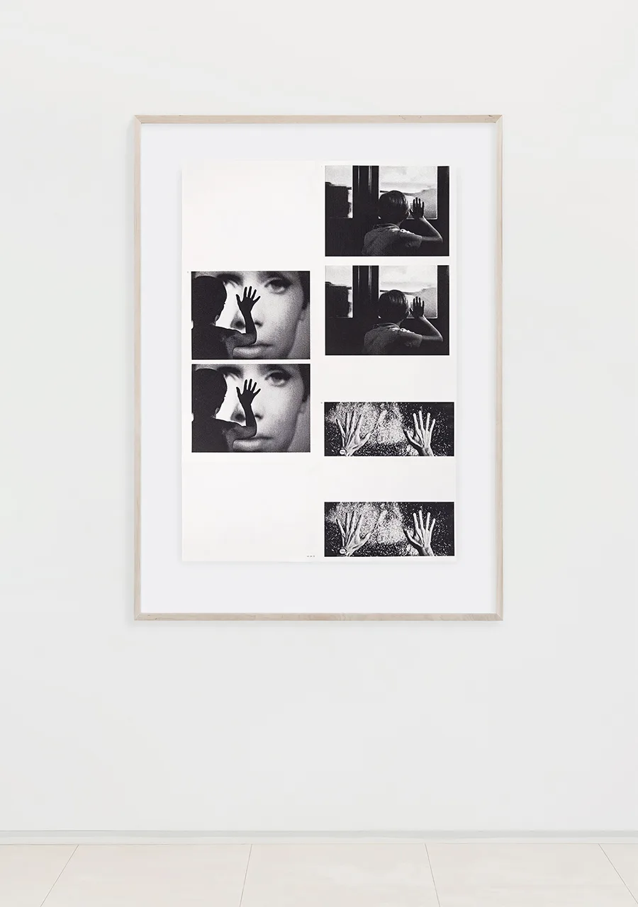 Ryan Gerald Nelson, Displaced Gaze (A haptic relationship to the image), Silkscreen print on paper