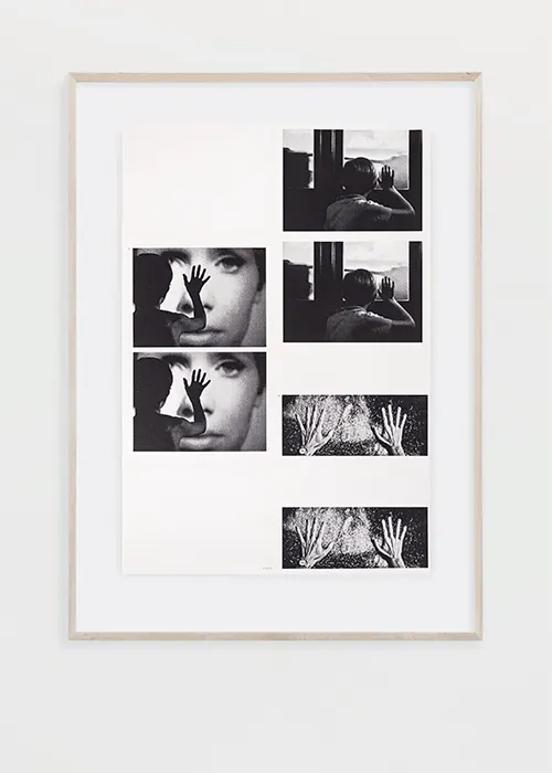 Ryan Gerald Nelson, Displaced Gaze (A haptic relationship to the image), Silkscreen print on paper, Edition of 8 + 2 AP